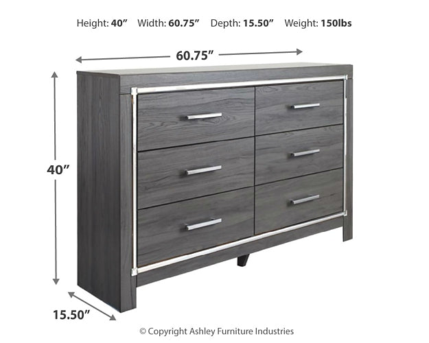 Lodanna Full Upholstered Panel Headboard with Mirrored Dresser at Cloud 9 Mattress & Furniture furniture, home furnishing, home decor