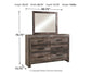 Wynnlow King Poster Bed with Mirrored Dresser at Cloud 9 Mattress & Furniture furniture, home furnishing, home decor