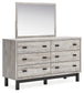 Vessalli King Panel Bed with Mirrored Dresser, Chest and 2 Nightstands at Cloud 9 Mattress & Furniture furniture, home furnishing, home decor