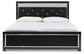 Kaydell King Upholstered Panel Platform Bed with Mirrored Dresser, Chest and Nightstand at Cloud 9 Mattress & Furniture furniture, home furnishing, home decor