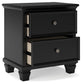 Lanolee Two Drawer Night Stand at Cloud 9 Mattress & Furniture furniture, home furnishing, home decor