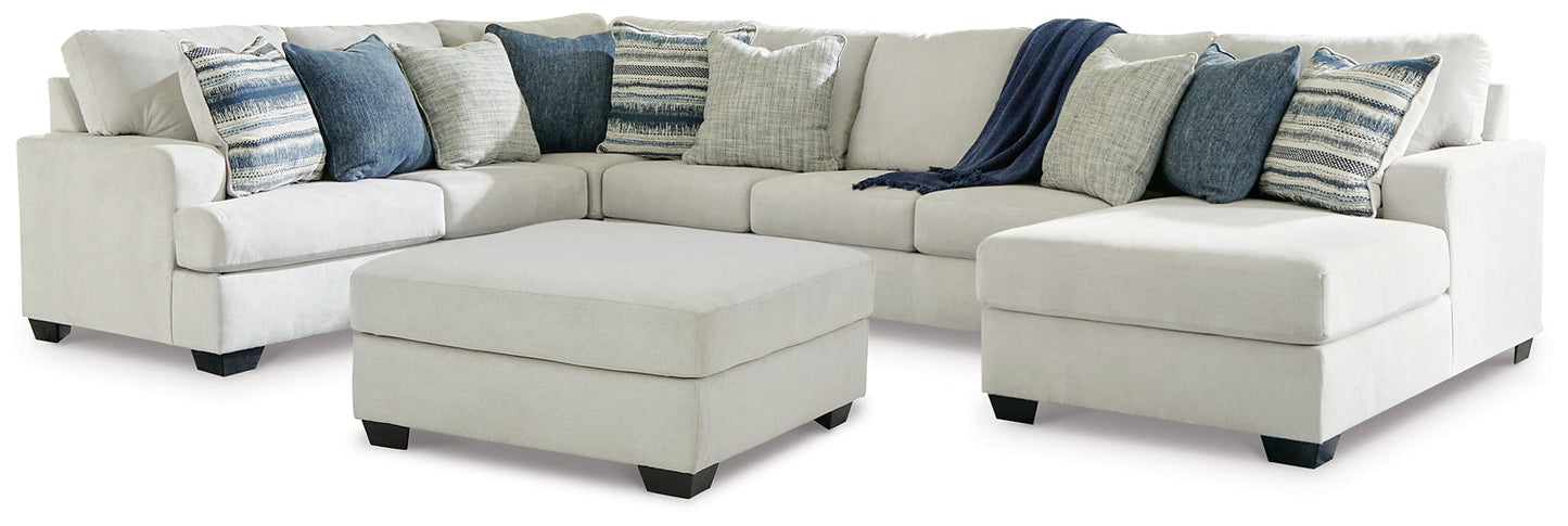 Lowder 5-Piece Sectional with Ottoman at Cloud 9 Mattress & Furniture furniture, home furnishing, home decor