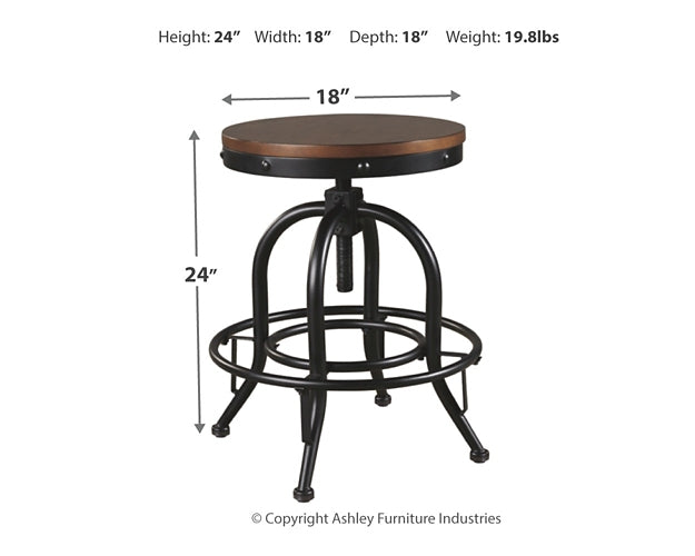 Valebeck Counter Height Dining Table and 4 Barstools at Cloud 9 Mattress & Furniture furniture, home furnishing, home decor