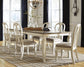 Realyn Dining Table and 6 Chairs at Cloud 9 Mattress & Furniture furniture, home furnishing, home decor