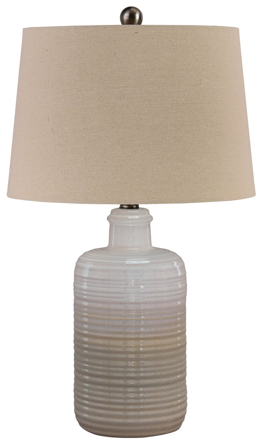 Marnina Ceramic Table Lamp (2/CN) at Cloud 9 Mattress & Furniture furniture, home furnishing, home decor