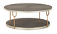 Ranoka Round Cocktail Table at Cloud 9 Mattress & Furniture furniture, home furnishing, home decor