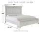 Kanwyn Queen Panel Bed with Storage with Mirrored Dresser and 2 Nightstands at Cloud 9 Mattress & Furniture furniture, home furnishing, home decor