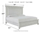 Kanwyn Queen Panel Bed with Mirrored Dresser, Chest and 2 Nightstands at Cloud 9 Mattress & Furniture furniture, home furnishing, home decor