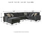 Tracling 3-Piece Sectional with Ottoman at Cloud 9 Mattress & Furniture furniture, home furnishing, home decor