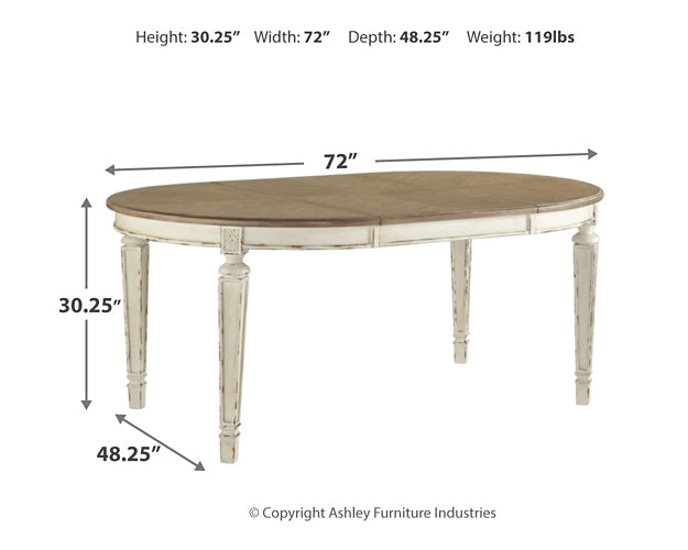 Realyn Dining Table and 6 Chairs at Cloud 9 Mattress & Furniture furniture, home furnishing, home decor