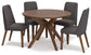 Lyncott Dining Table and 4 Chairs at Cloud 9 Mattress & Furniture furniture, home furnishing, home decor