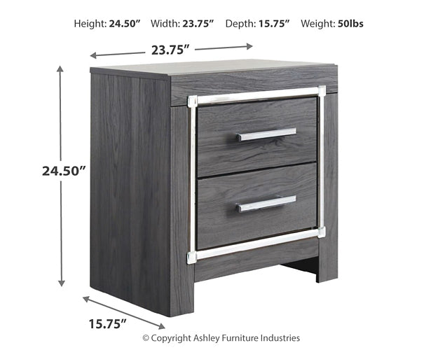 Lodanna Queen Panel Bed with Mirrored Dresser and Nightstand at Cloud 9 Mattress & Furniture furniture, home furnishing, home decor