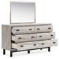 Vessalli King Panel Headboard with Mirrored Dresser and Nightstand at Cloud 9 Mattress & Furniture furniture, home furnishing, home decor