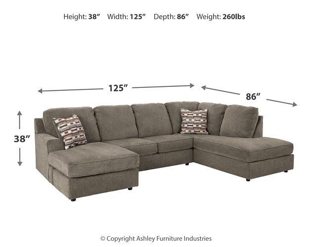 O'Phannon 2-Piece Sectional with Ottoman at Cloud 9 Mattress & Furniture furniture, home furnishing, home decor