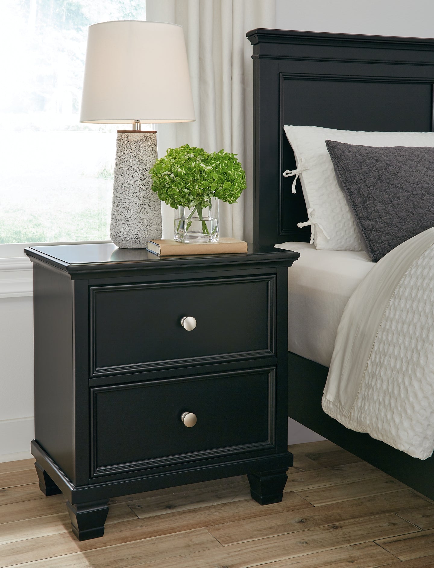 Lanolee Two Drawer Night Stand at Cloud 9 Mattress & Furniture furniture, home furnishing, home decor