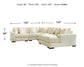 Lindyn 5-Piece Sectional with Ottoman at Cloud 9 Mattress & Furniture furniture, home furnishing, home decor