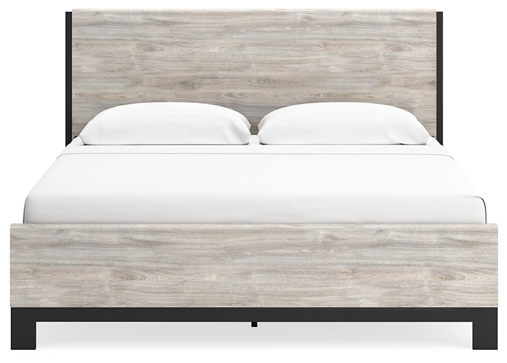 Vessalli King Panel Bed with Mirrored Dresser, Chest and 2 Nightstands at Cloud 9 Mattress & Furniture furniture, home furnishing, home decor