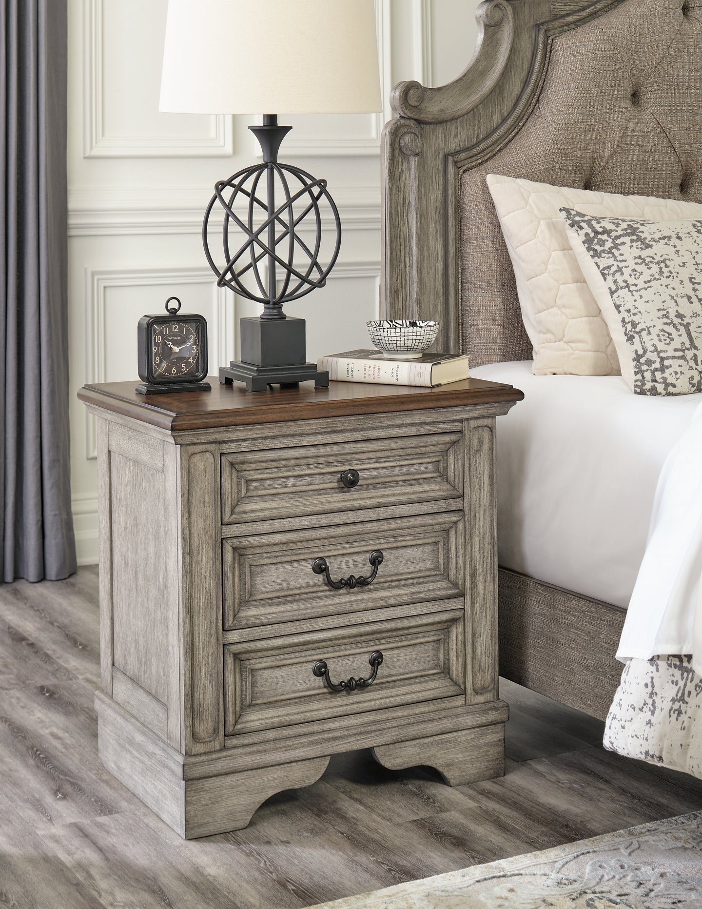 Lodenbay California King Panel Bed with Mirrored Dresser, Chest and Nightstand at Cloud 9 Mattress & Furniture furniture, home furnishing, home decor