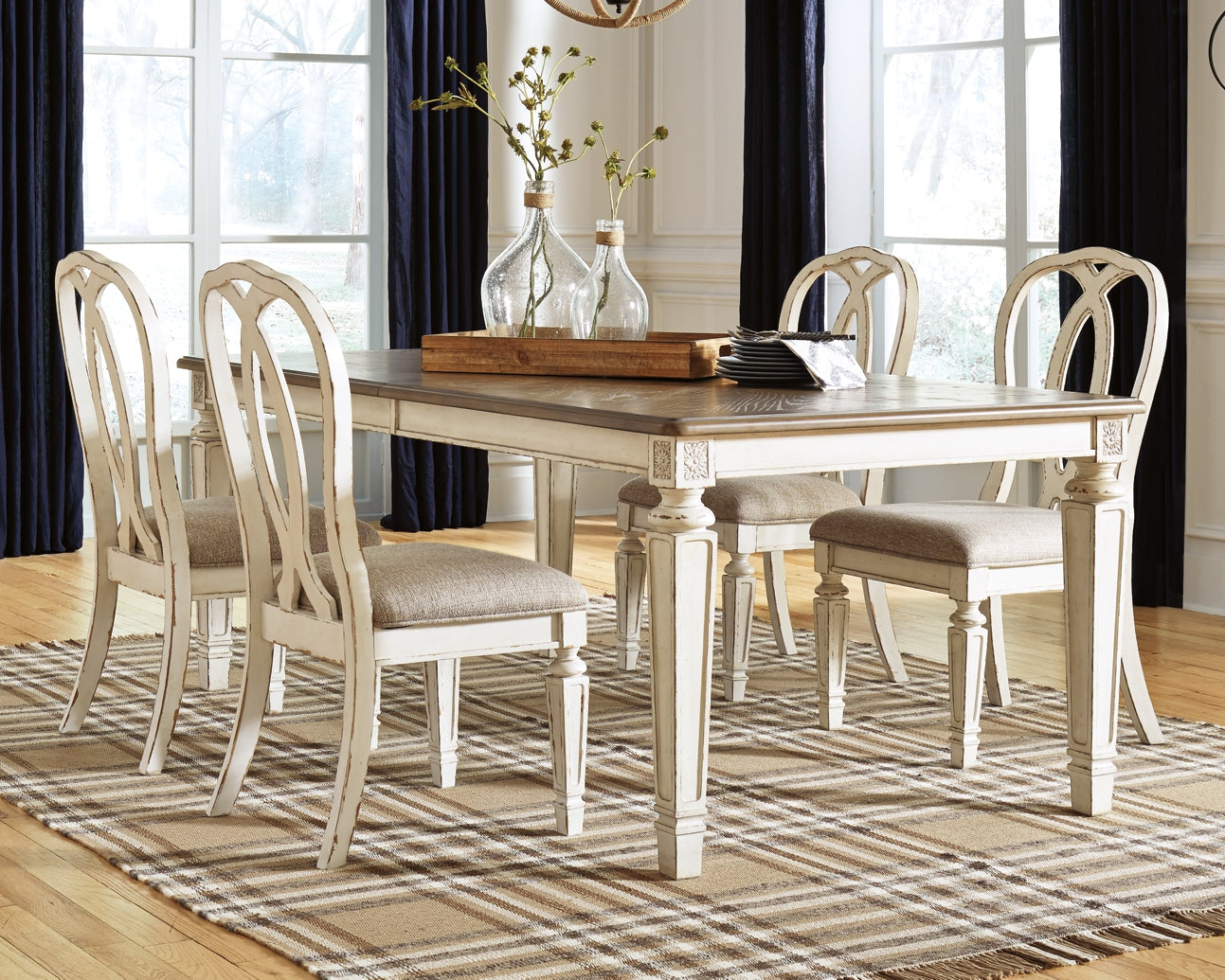 Realyn Dining Table and 4 Chairs at Cloud 9 Mattress & Furniture furniture, home furnishing, home decor