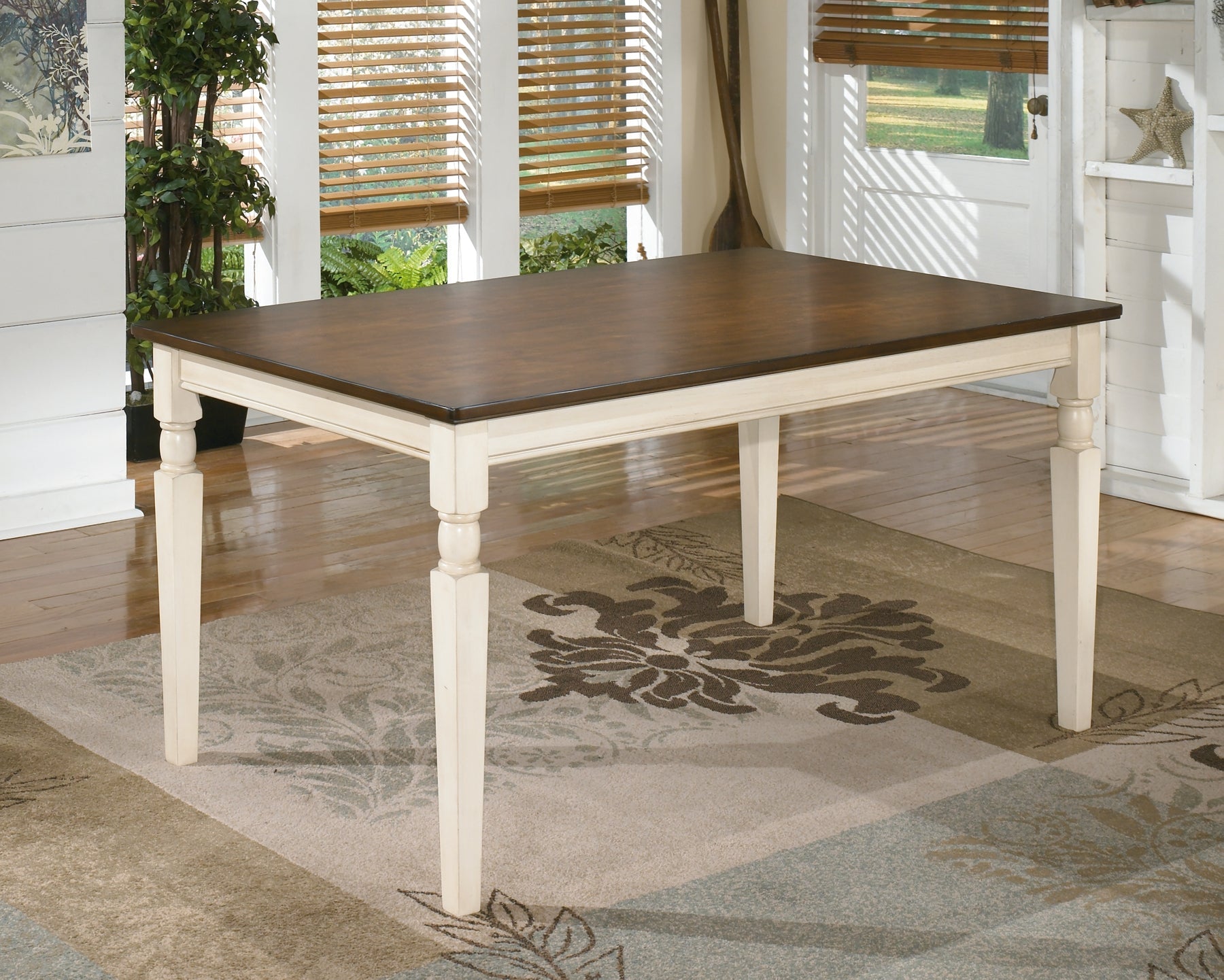 Whitesburg Dining Table and 4 Chairs and Bench with Storage at Cloud 9 Mattress & Furniture furniture, home furnishing, home decor