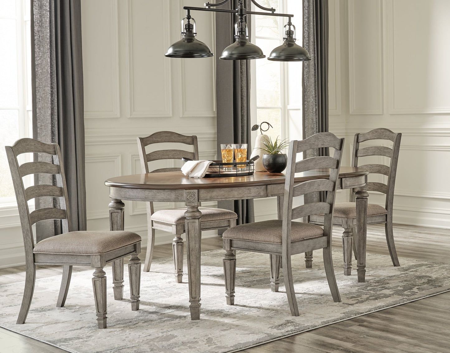 Lodenbay Dining Table and 4 Chairs with Storage at Cloud 9 Mattress & Furniture furniture, home furnishing, home decor