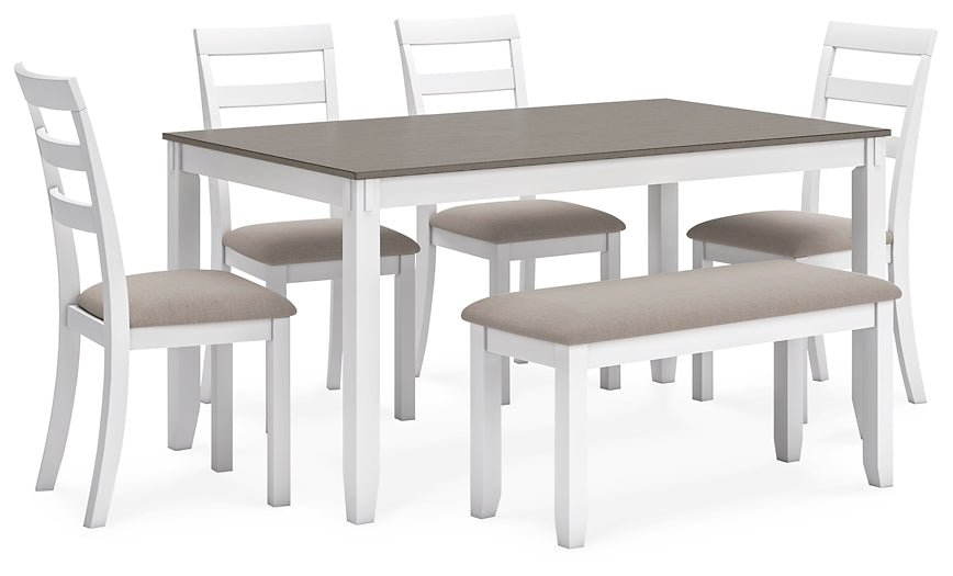 Stonehollow RECT DRM Table Set (6/CN) at Cloud 9 Mattress & Furniture furniture, home furnishing, home decor