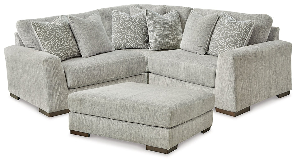 Regent Park 3-Piece Sectional with Ottoman at Cloud 9 Mattress & Furniture furniture, home furnishing, home decor