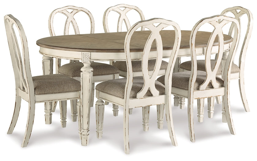 Realyn Dining Table and 6 Chairs at Cloud 9 Mattress & Furniture furniture, home furnishing, home decor