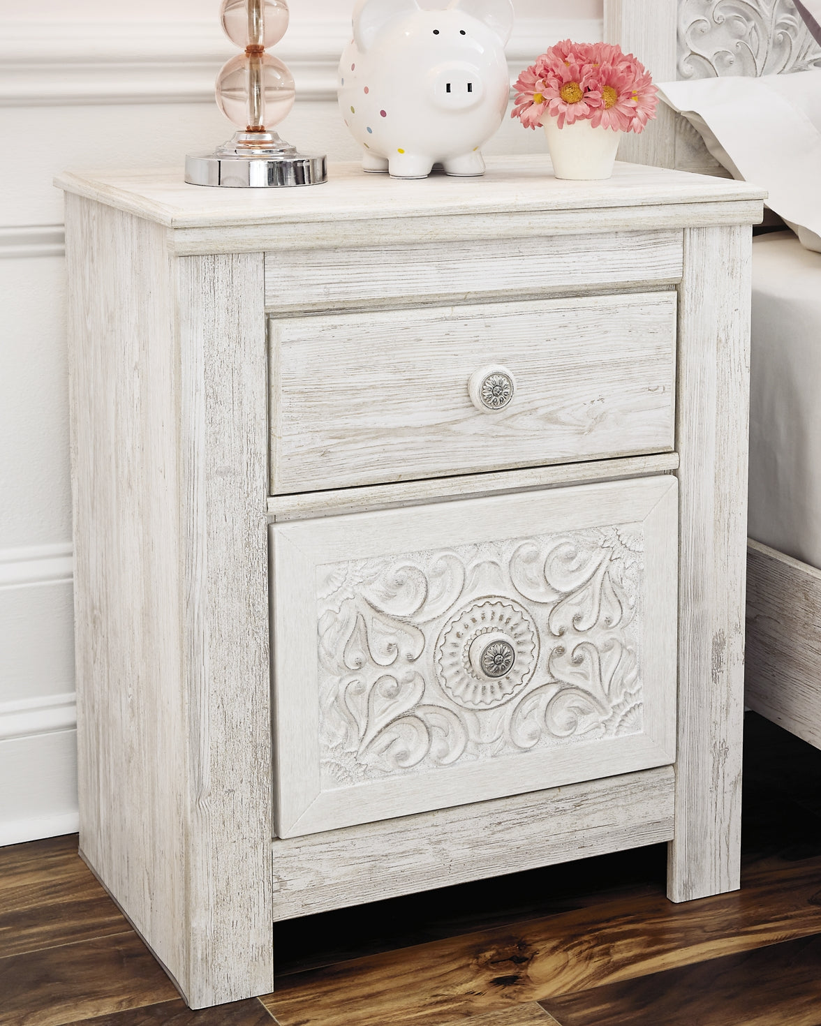 Paxberry Queen Panel Bed with Mirrored Dresser and Nightstand at Cloud 9 Mattress & Furniture furniture, home furnishing, home decor