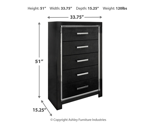 Kaydell Queen Upholstered Panel Headboard with Mirrored Dresser and Chest at Cloud 9 Mattress & Furniture furniture, home furnishing, home decor