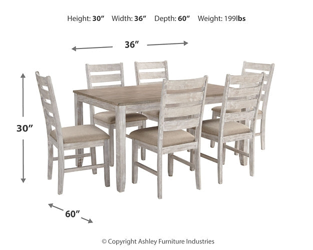 Skempton Dining Room Table Set (7/CN) at Cloud 9 Mattress & Furniture furniture, home furnishing, home decor