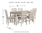 Skempton Dining Room Table Set (7/CN) at Cloud 9 Mattress & Furniture furniture, home furnishing, home decor