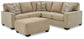 Lucina 2-Piece Sectional with Ottoman at Cloud 9 Mattress & Furniture furniture, home furnishing, home decor