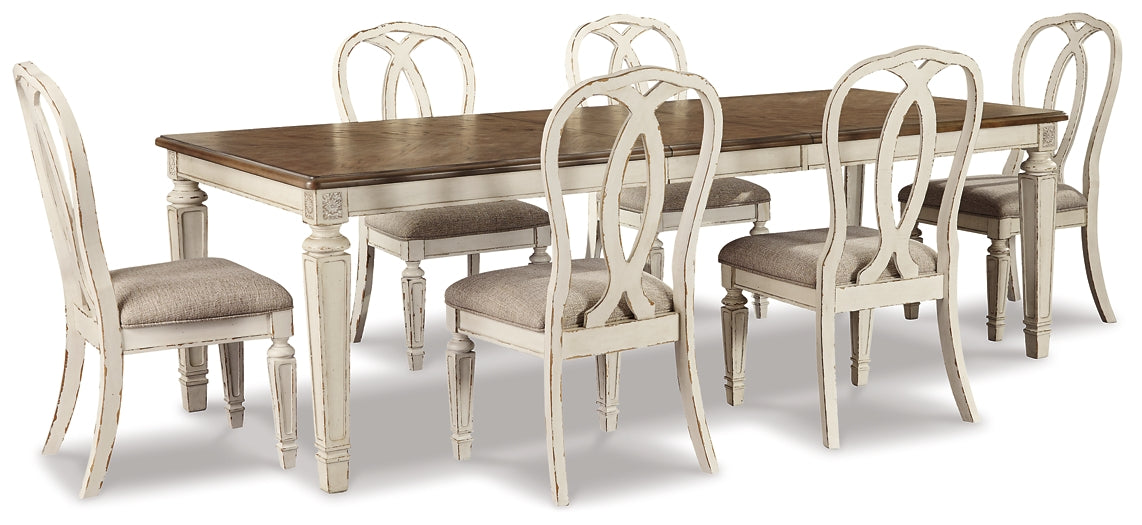 Realyn Dining Table and 6 Chairs at Cloud 9 Mattress & Furniture furniture, home furnishing, home decor