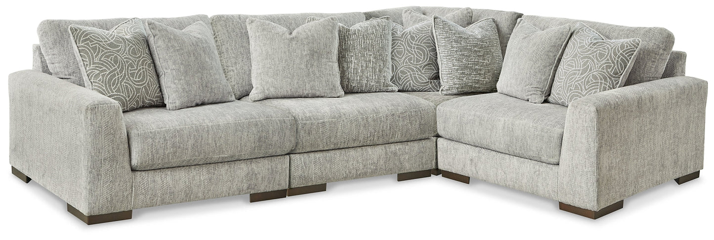 Regent Park 4-Piece Sectional with Ottoman at Cloud 9 Mattress & Furniture furniture, home furnishing, home decor