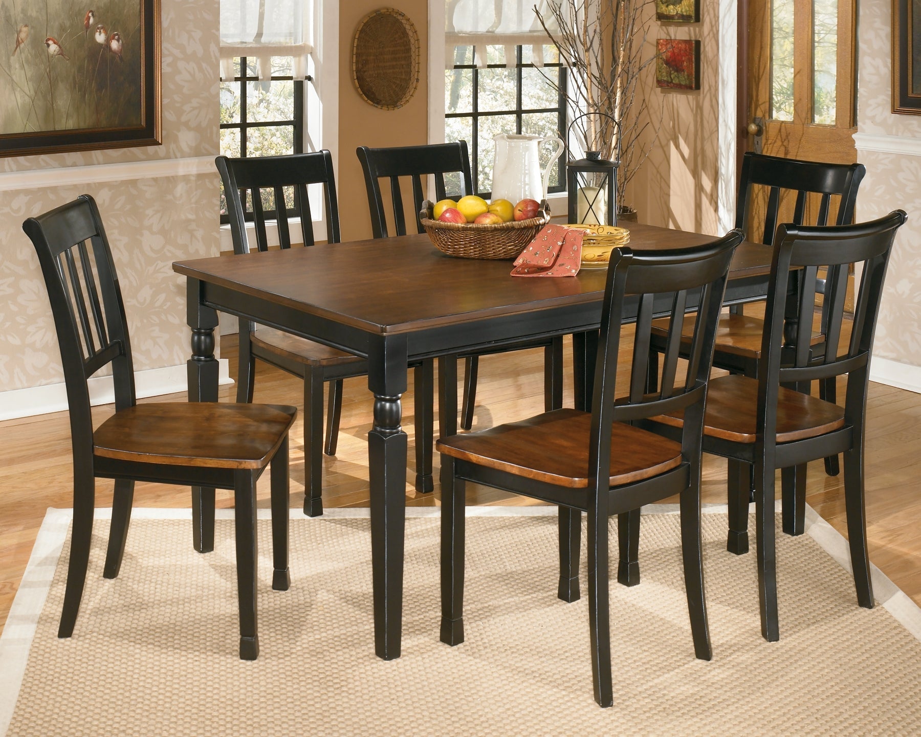 Owingsville Dining Table and 6 Chairs at Cloud 9 Mattress & Furniture furniture, home furnishing, home decor