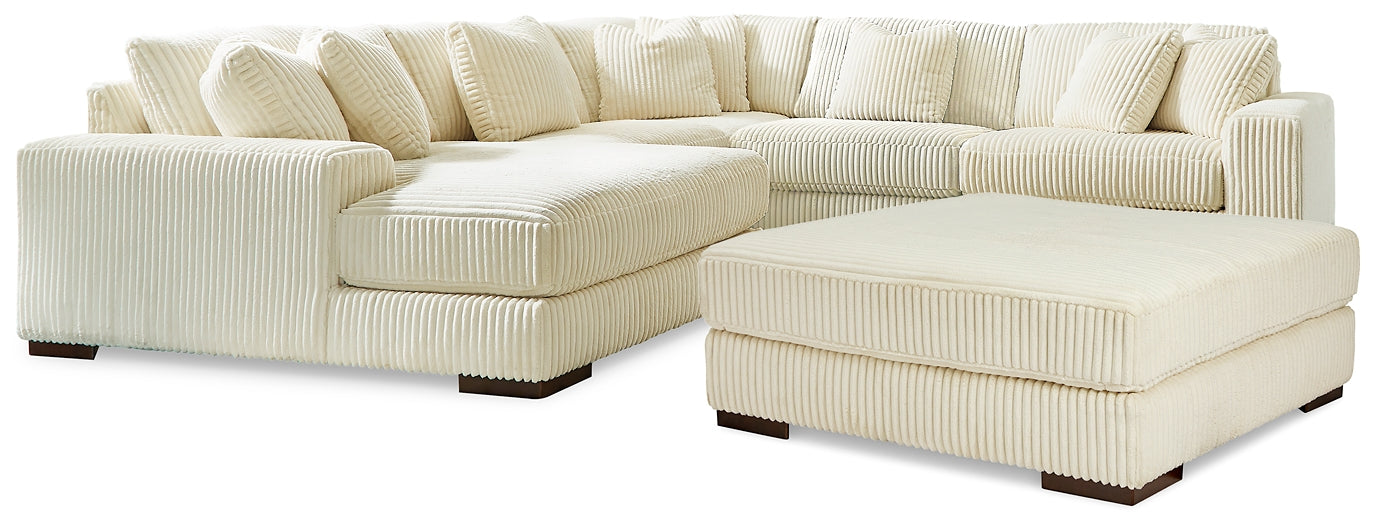 Lindyn 5-Piece Sectional with Ottoman at Cloud 9 Mattress & Furniture furniture, home furnishing, home decor