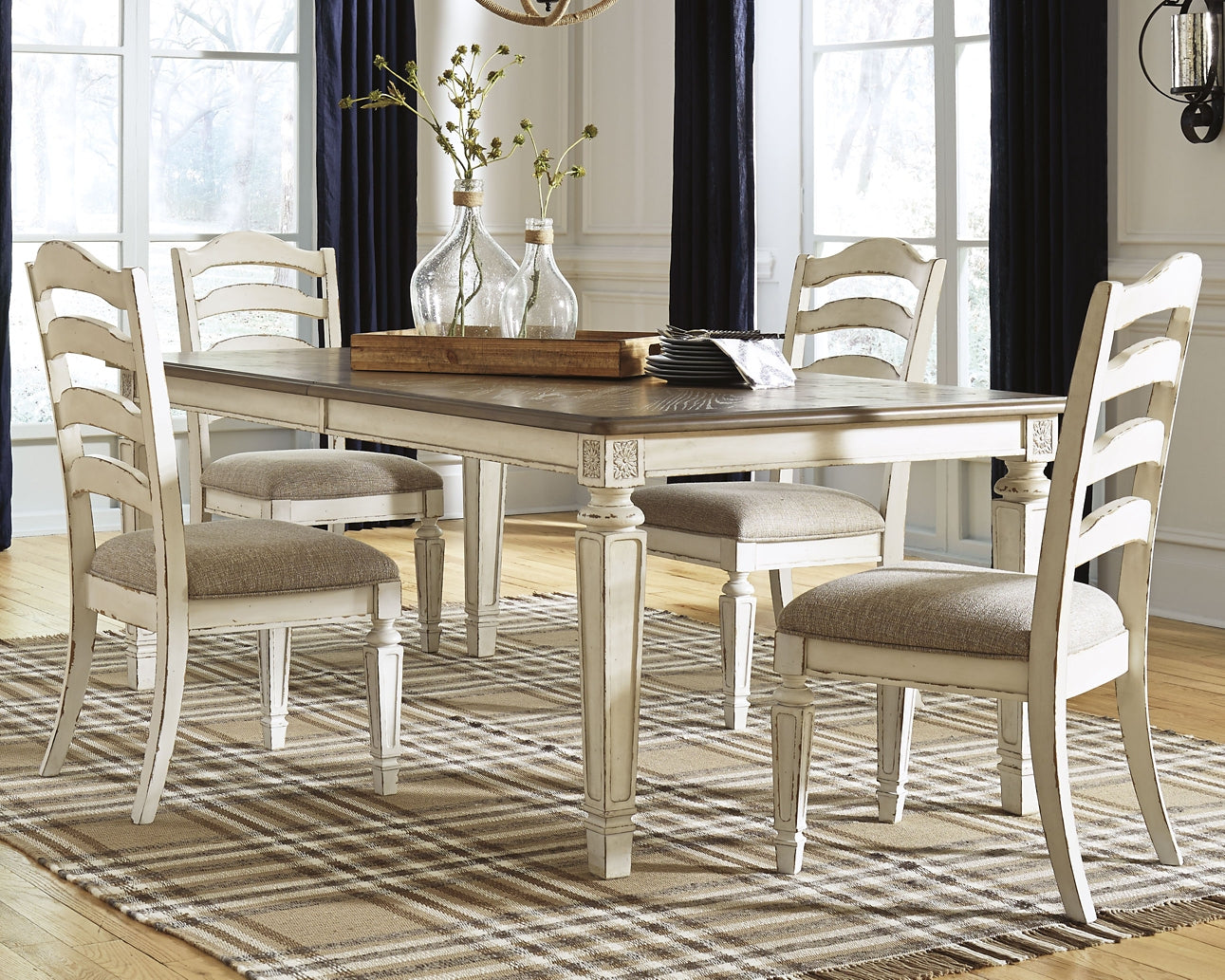 Realyn Dining Table and 4 Chairs at Cloud 9 Mattress & Furniture furniture, home furnishing, home decor