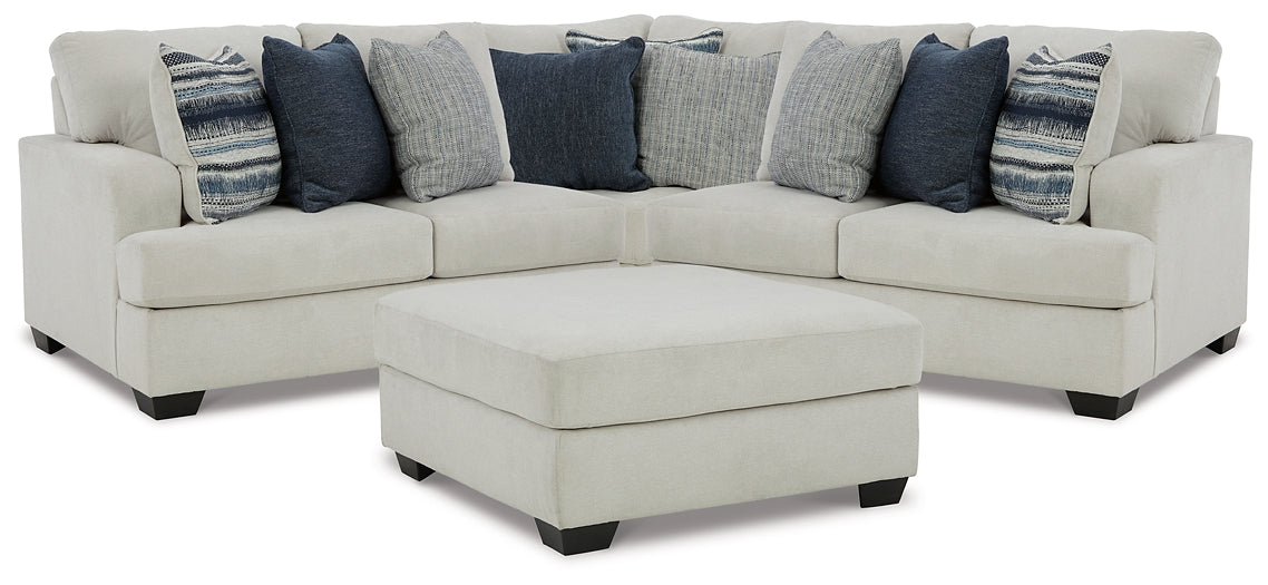 Lowder 3-Piece Sectional with Ottoman at Cloud 9 Mattress & Furniture furniture, home furnishing, home decor