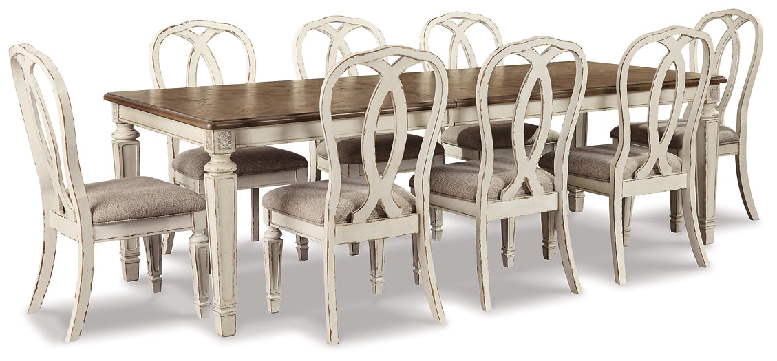 Realyn Dining Table and 8 Chairs at Cloud 9 Mattress & Furniture furniture, home furnishing, home decor