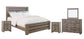 Zelen King Panel Bed with Mirrored Dresser and 2 Nightstands at Cloud 9 Mattress & Furniture furniture, home furnishing, home decor