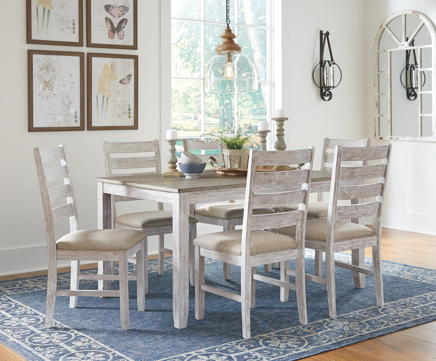 Skempton Dining Room Table Set (7/CN) at Cloud 9 Mattress & Furniture furniture, home furnishing, home decor