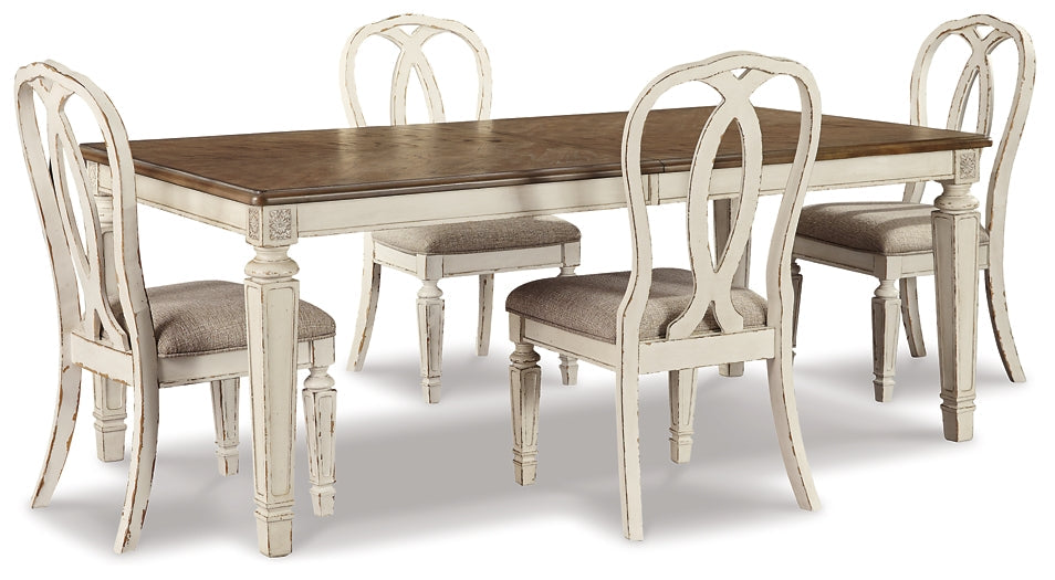 Realyn Dining Table and 4 Chairs at Cloud 9 Mattress & Furniture furniture, home furnishing, home decor