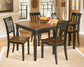 Owingsville Dining Table and 4 Chairs at Cloud 9 Mattress & Furniture furniture, home furnishing, home decor