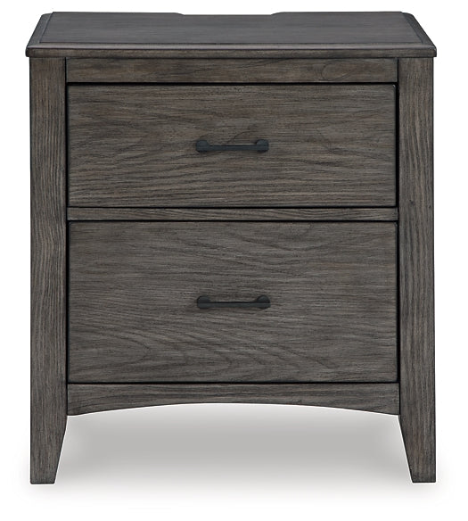 Montillan Two Drawer Night Stand at Cloud 9 Mattress & Furniture furniture, home furnishing, home decor