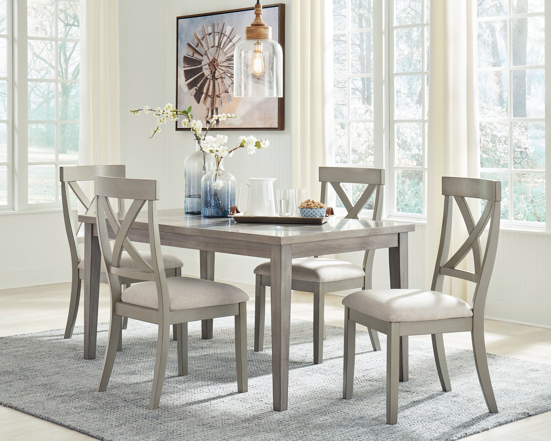 Parellen Dining Table and 4 Chairs at Cloud 9 Mattress & Furniture furniture, home furnishing, home decor