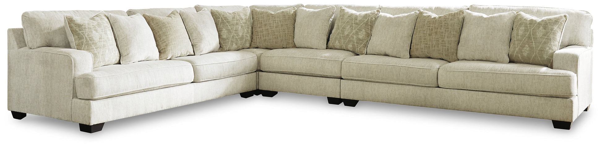 Rawcliffe 4-Piece Sectional with Ottoman at Cloud 9 Mattress & Furniture furniture, home furnishing, home decor