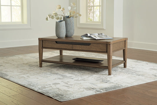 Roanhowe Rectangular Cocktail Table at Cloud 9 Mattress & Furniture furniture, home furnishing, home decor