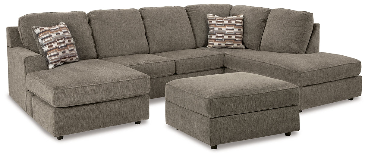 O'Phannon 2-Piece Sectional with Ottoman at Cloud 9 Mattress & Furniture furniture, home furnishing, home decor