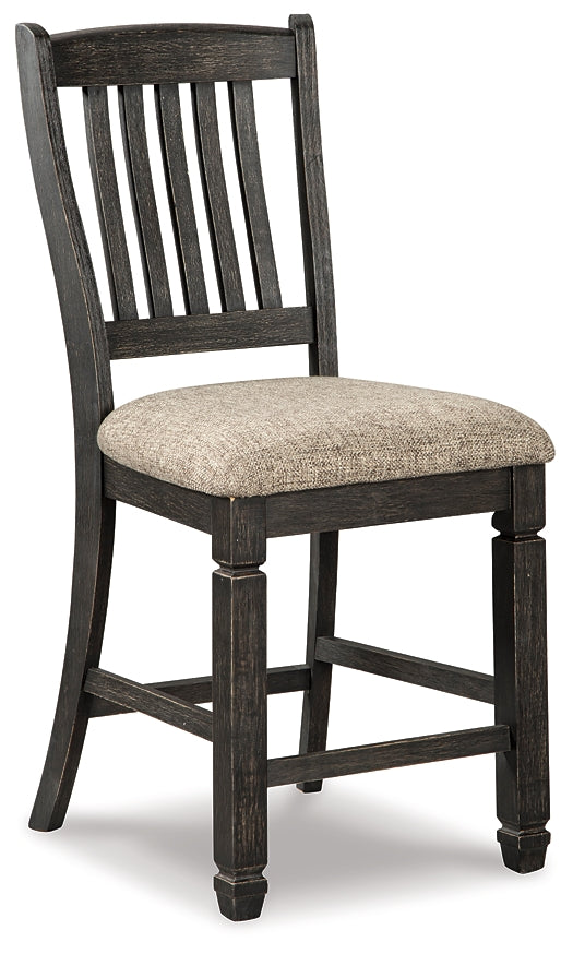 Tyler Creek Upholstered Barstool (2/CN) at Cloud 9 Mattress & Furniture furniture, home furnishing, home decor